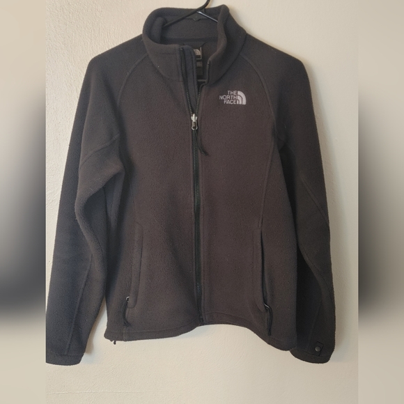 The North Face Fleece Jacket Women's Small Black Full Zip Outdoors Adult - Picture 2 of 14